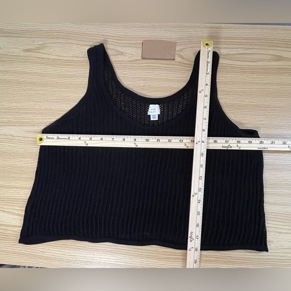 A New Day mesh cotton tank top. Women‎ XXL BLACK - Picture 7 of 7